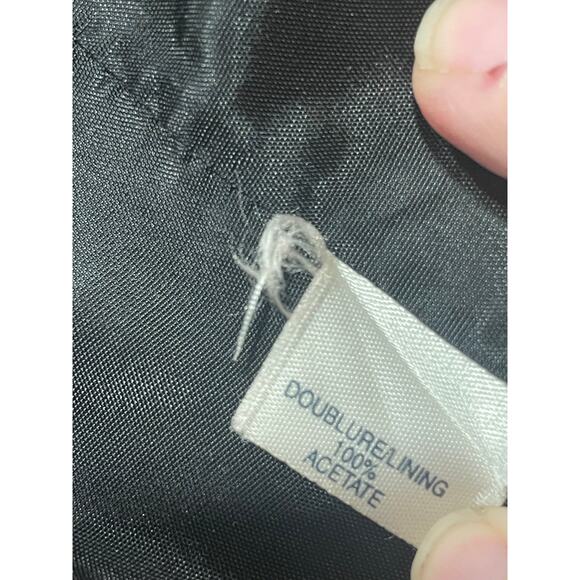 VTG Tristan & Iseut Jacket Womens Size 6 Fully Lined Button Made in Canada Black - Picture 9 of 13